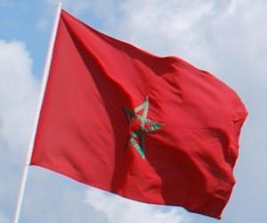 Puzzle Σημαία του Μαρόκου